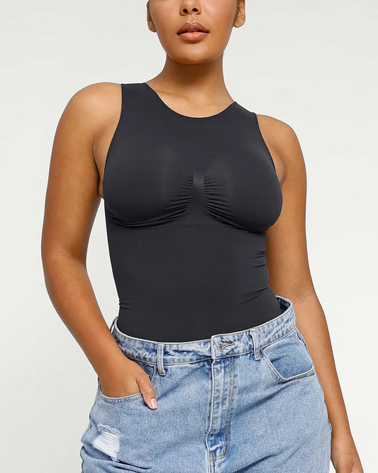 Bare Essentials™ Skin Flow™ 2.0 High Neck Thong Bodysuit